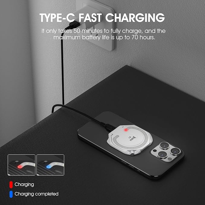 WUBEN E1 EDC Rechargeable Selfie Light Portable Ring Light - Image 3