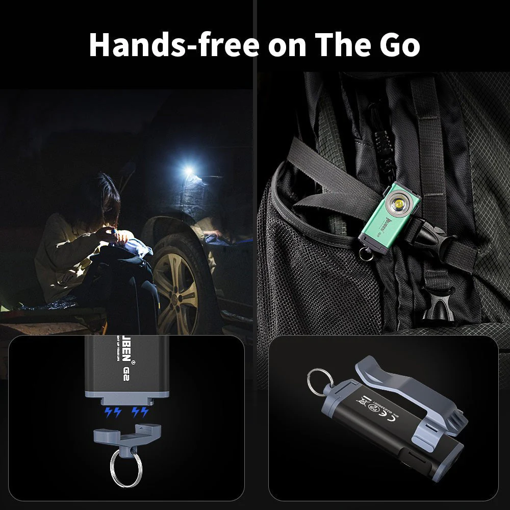 G2 Multi-functional Mini EDC LED Keychain Flashlight - Image 4