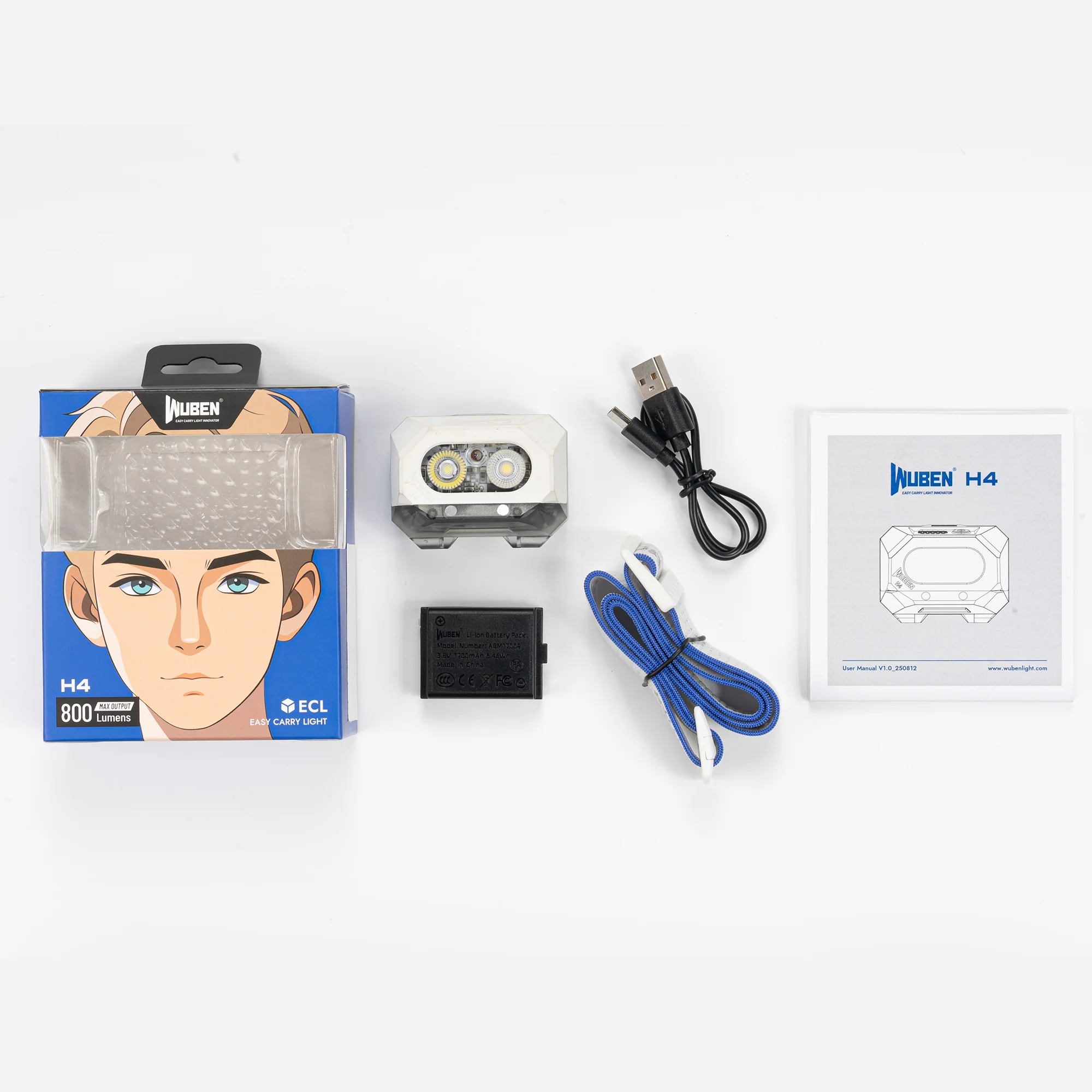 Wuben H4 Multi-function Lighting Headlight - Image 30
