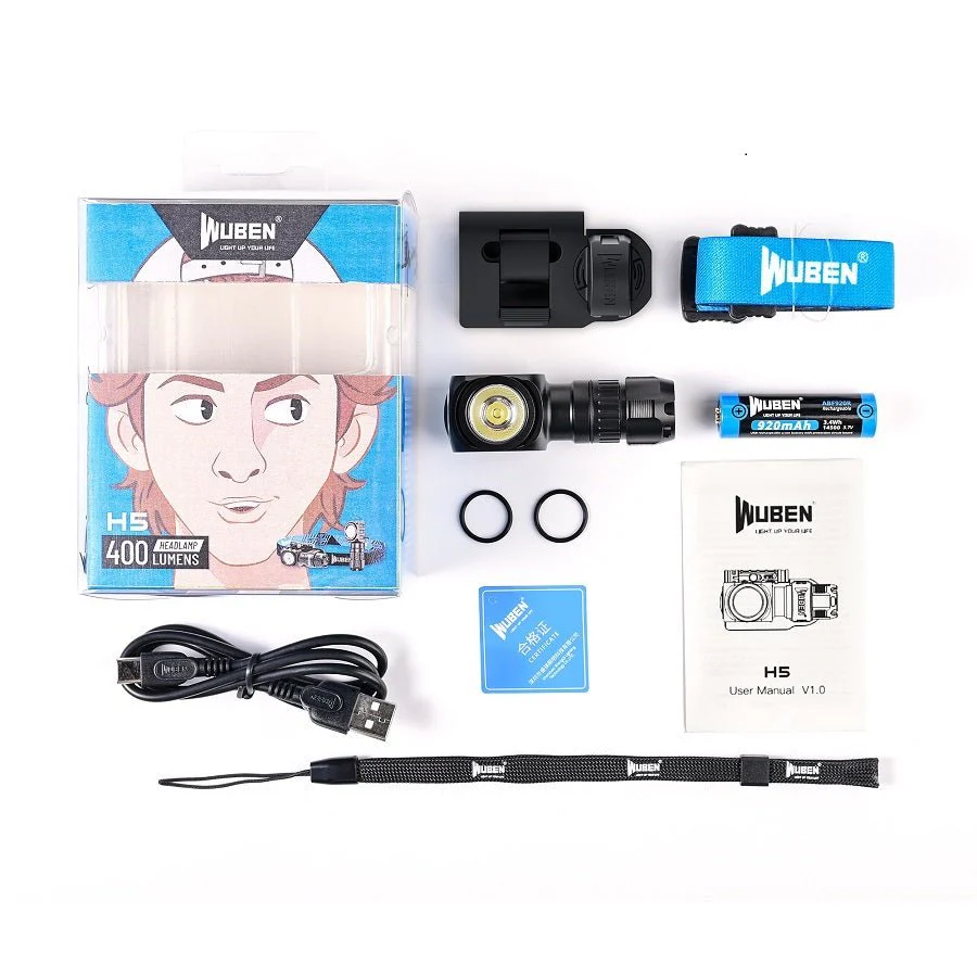 H5 Best Rechargeable LED Hiking Headlamp - Image 3