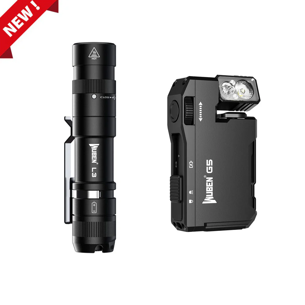 Wuben L3 Fast Charging Bright Flashlight - Image 9
