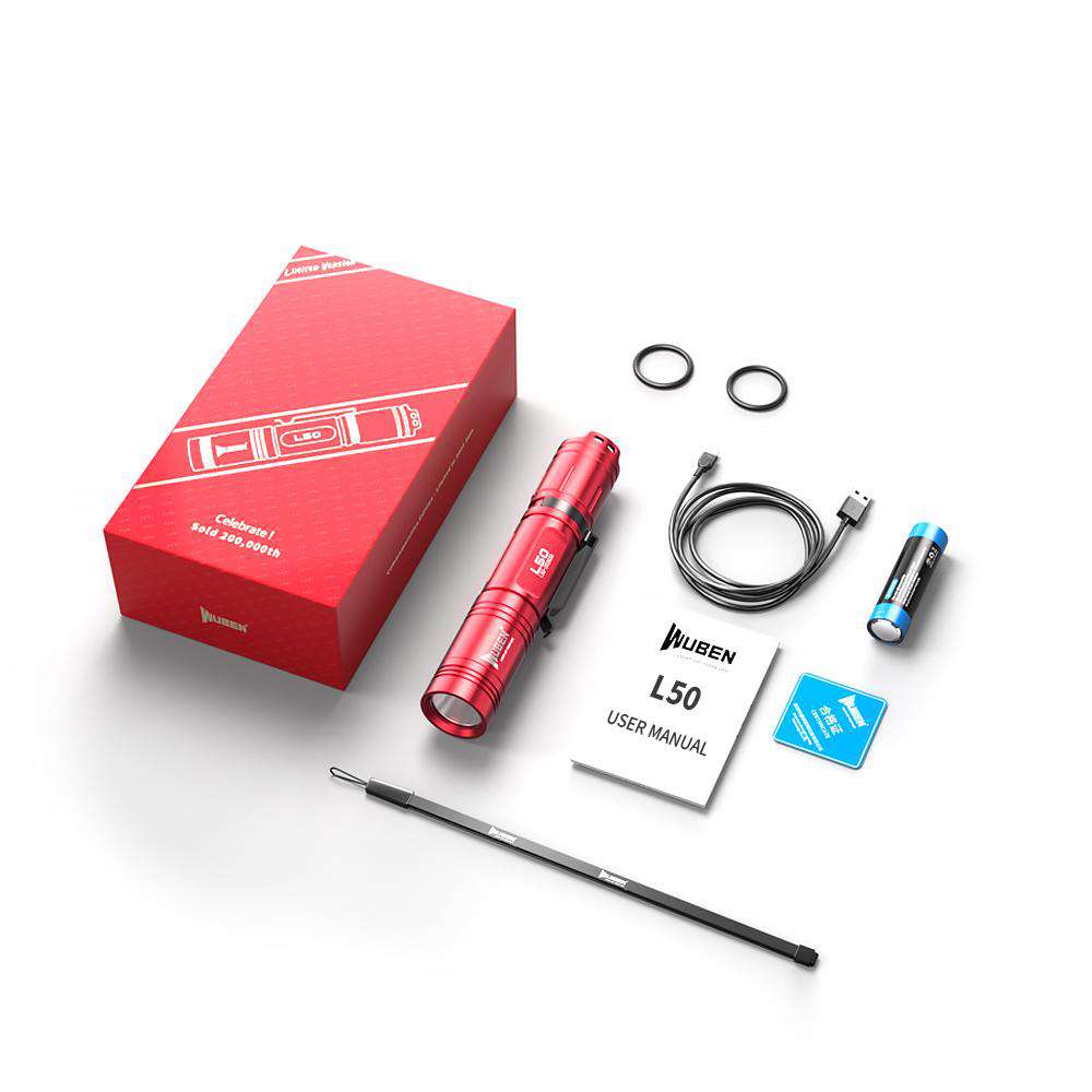 L50 Best Rechargeable 18650 EDC Flashlight - Image 4