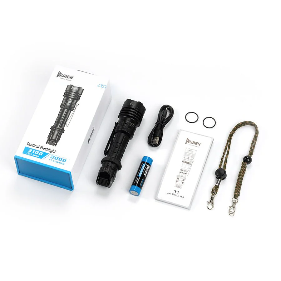 T1 Best Tactical Flashlight - 2000 Lumens - Image 10