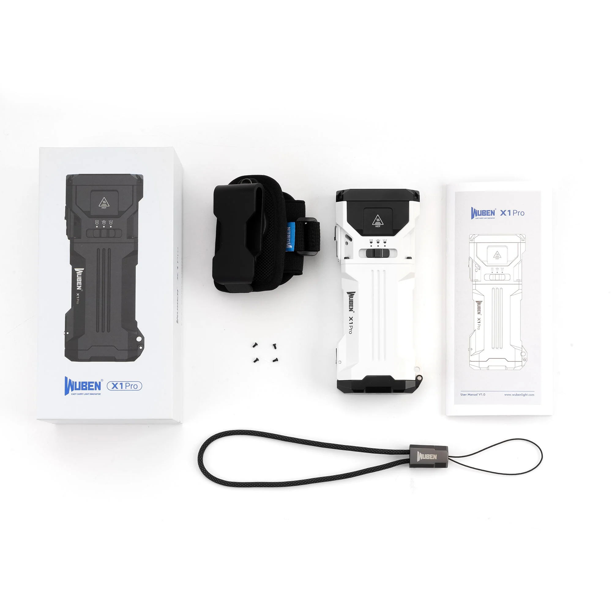 Wuben X1Pro 12300 Lumens Rechargeable Power Bank EDC Flashlight - Image 11